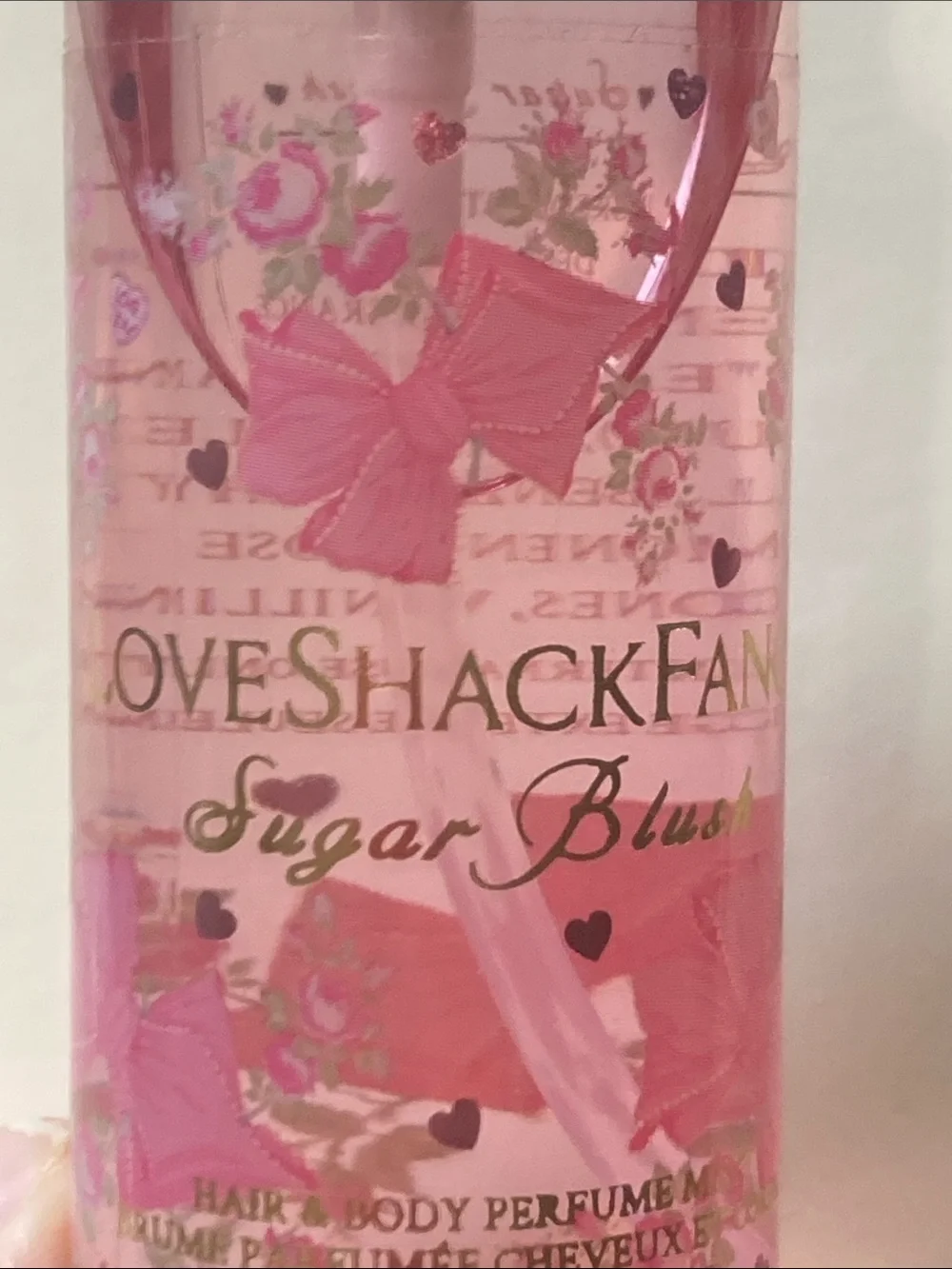 LoveShackFancy Sugar Blush Body Mist Travel Size